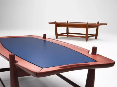 Arimello danish teak coffee table 3D model