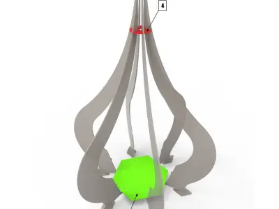 Welding Project Plans Drawings Fire Pit 6 DXF PDF 3D model