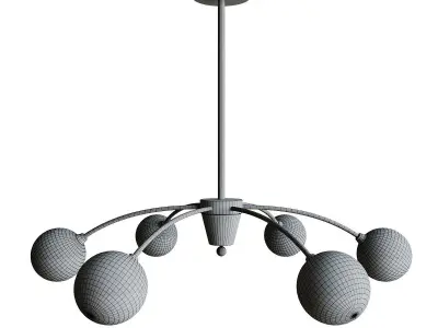 Nordic Sunlight Pendant Lamp Simig 3D model