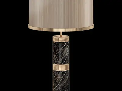 Sparta Brass Table Lamp by CASTRO LIGHTING 3D model