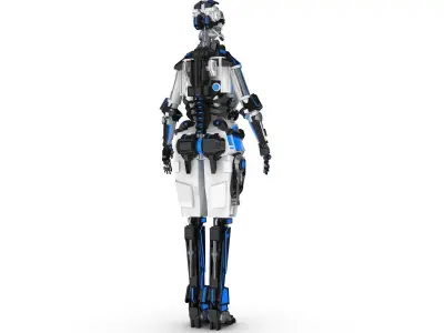 Sci-Fi Female Character 2 3D model