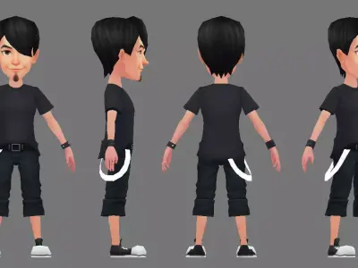 3D Artist Male 3D model