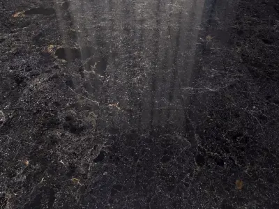 Marble Floor Cosmos Black Set 2 Texture