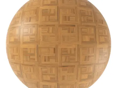 Parquet - Laminate - Wooden floor 4 in 1 3D model