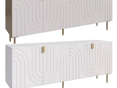 Harvard tv stand 3D model