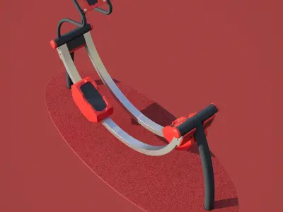 kids playground OUT and FIT TRAINING JFI-0901 3D model