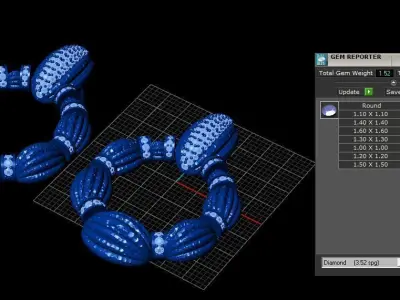 Earring 09 3D print model
