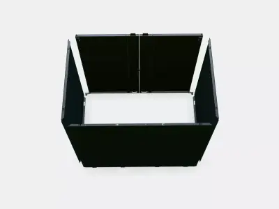 GRILLSKAR door-side rear panel Low-poly 3D model