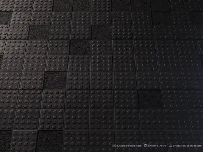 Customizable Rubber Flooring - Procedural Texture  Texture