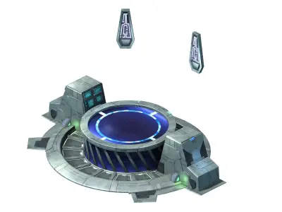 Fleet territory - the base of the veteran 3D model