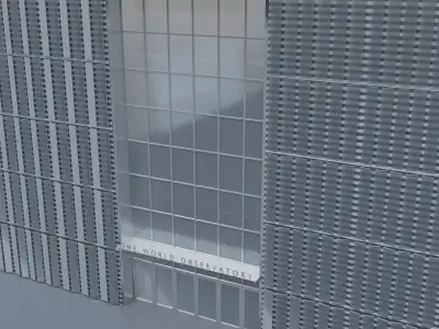 One World Trade Center Detailed Skyscraper 3D Model 3D model