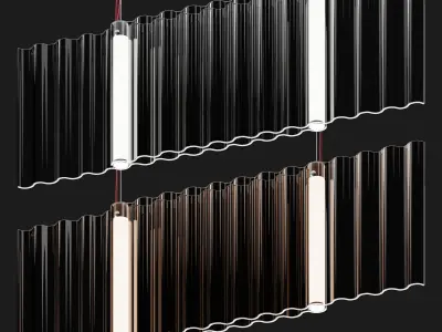 Fiam Italia SIPARIO Hanging lamp 3D model