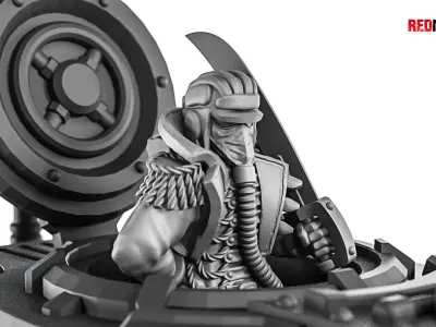 Death Squad - Tank commander of the Imperial Force 3D print model