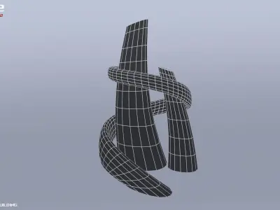 Scifi building 3D model buy