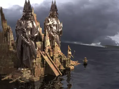 Winged Pyramid City Royals  3D model