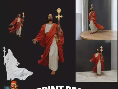 The 3D Reflection of Authority and Compassion 3D print model