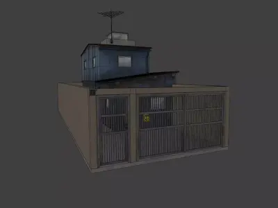 Low Poly Brazilian House Colection - 10x Low-poly 3D model
