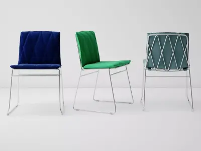 Seb Dining Chair 3D model