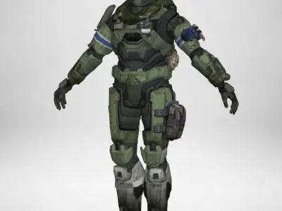 Gameready Character - 04 Low-poly 3D model