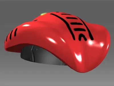UFO Helmet Low-poly 3D model
