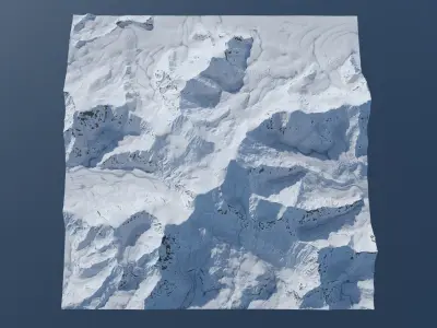  Arctic Landscapes Pack – 15 PBR environments: Mountains, Glaciers, Volcanoes(1) 
