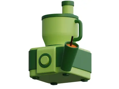 Food processor 3D model