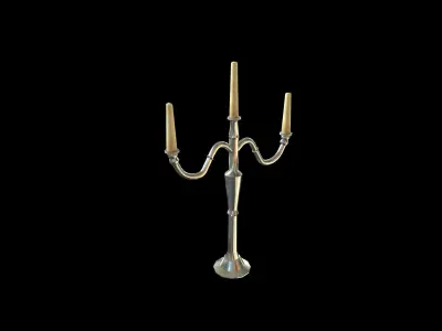 Candelabra 2 - PBR - Textured Low-poly 3D model