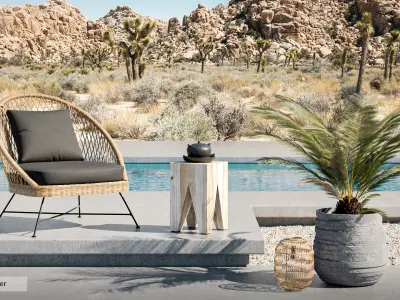 Outdoor Set - Aeri  3D model