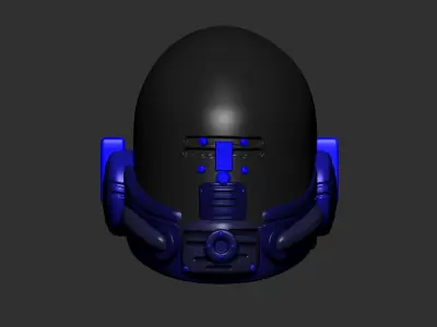 helmet high poly sculpt 3d printable ver 7 3D model 3D model 131