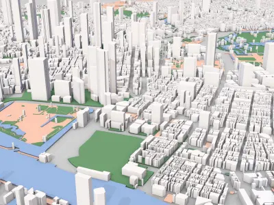 Tokyo city Japan 3D model
