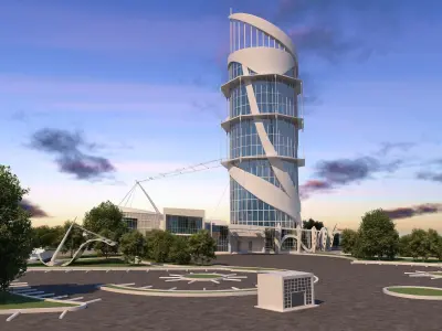 0138 - Beacon Island Hotel 3D model