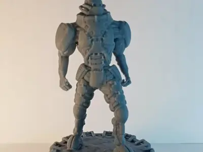 Heavily armored robot for printing 3D print model purchase