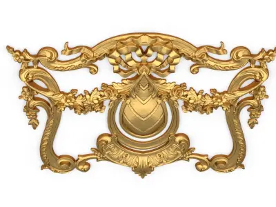 Classic decor ornament 61  3D print model