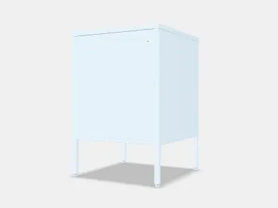 HALLAN Storage combination with doors Low-poly 3D model