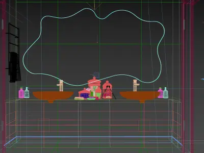 Bathroom IV DV Villa 3D model