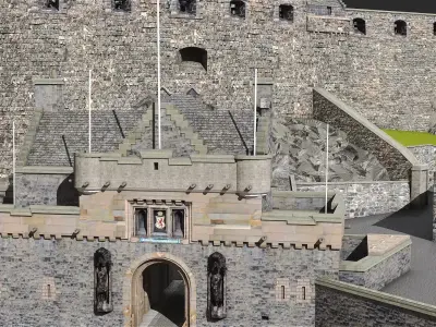 Edinburgh Castle 3D model