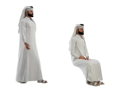  Qatari Arab Man 