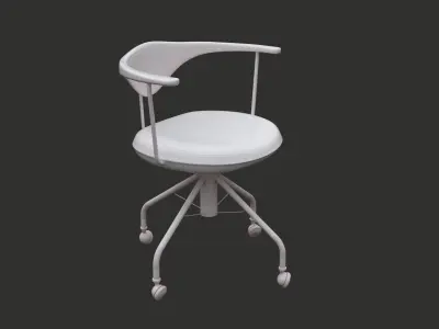  Wegner Swivel Chair 3D model