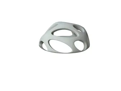 SciFi Cube Object No 55585 Low Poly Shape Low-poly 3D model
