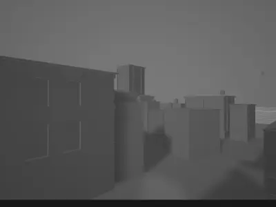 street 3d model 3D print model