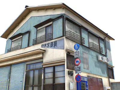 Tokyo House 005 Low-poly 3D model
