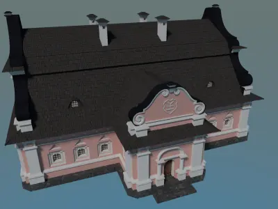 Ukrainian Baroque House I 3D model