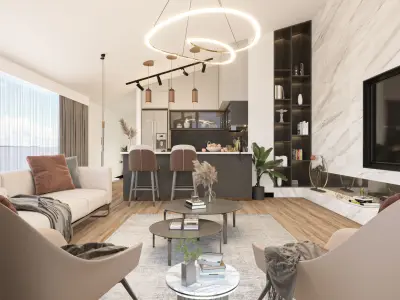 Penthouse design 3D model