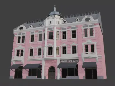Czell Palace - Historic Landmark from Brasov 3D model