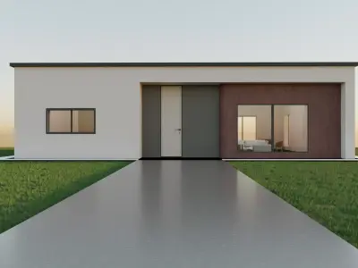 Modern House 3D model 34