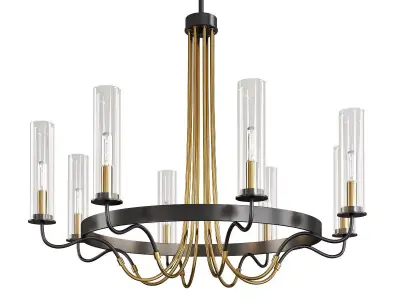KEARNEY CHANDELIER Low-poly 3D model