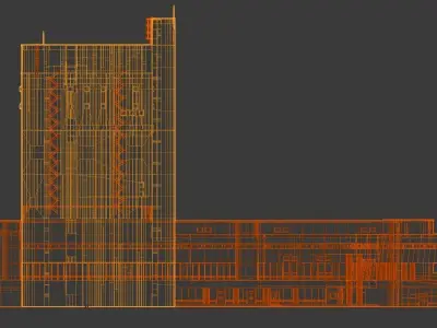 State Opera and Ballet Theater of the Chuvash ASSR - USSR 3D model