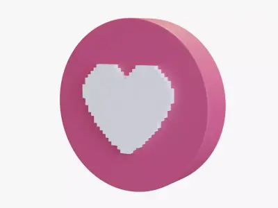 Heart Cartoon 3D model