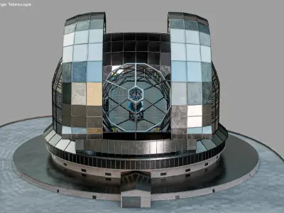  Rigged Extremely Large Telescope ELT PBR 