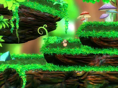 3DRT - 2D Forest pack Low-poly 3D model